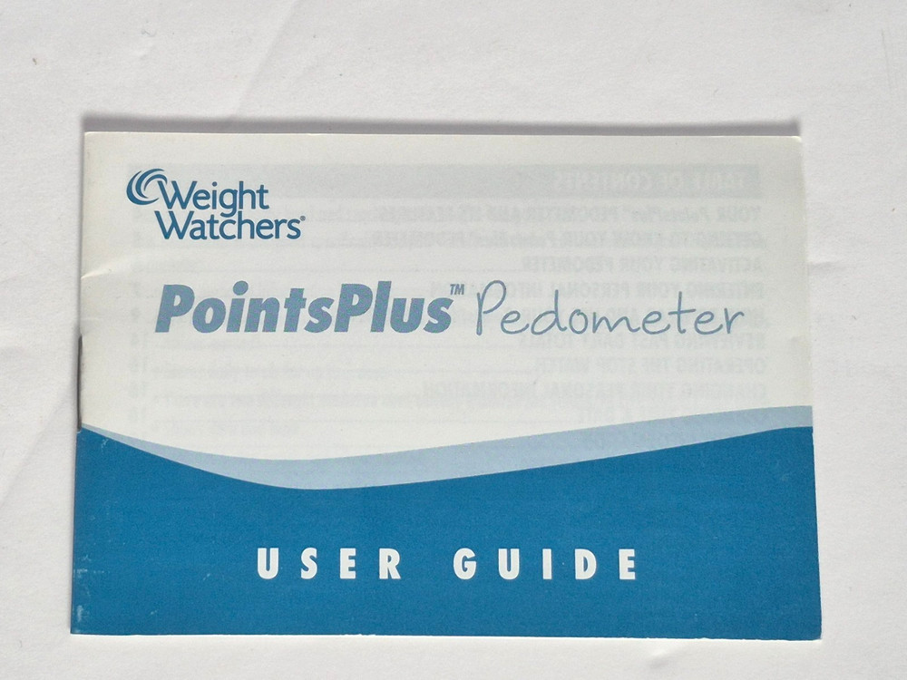 Weight Watchers PointsPlus Pedometer - Digital Step & Distance Activity Tracker