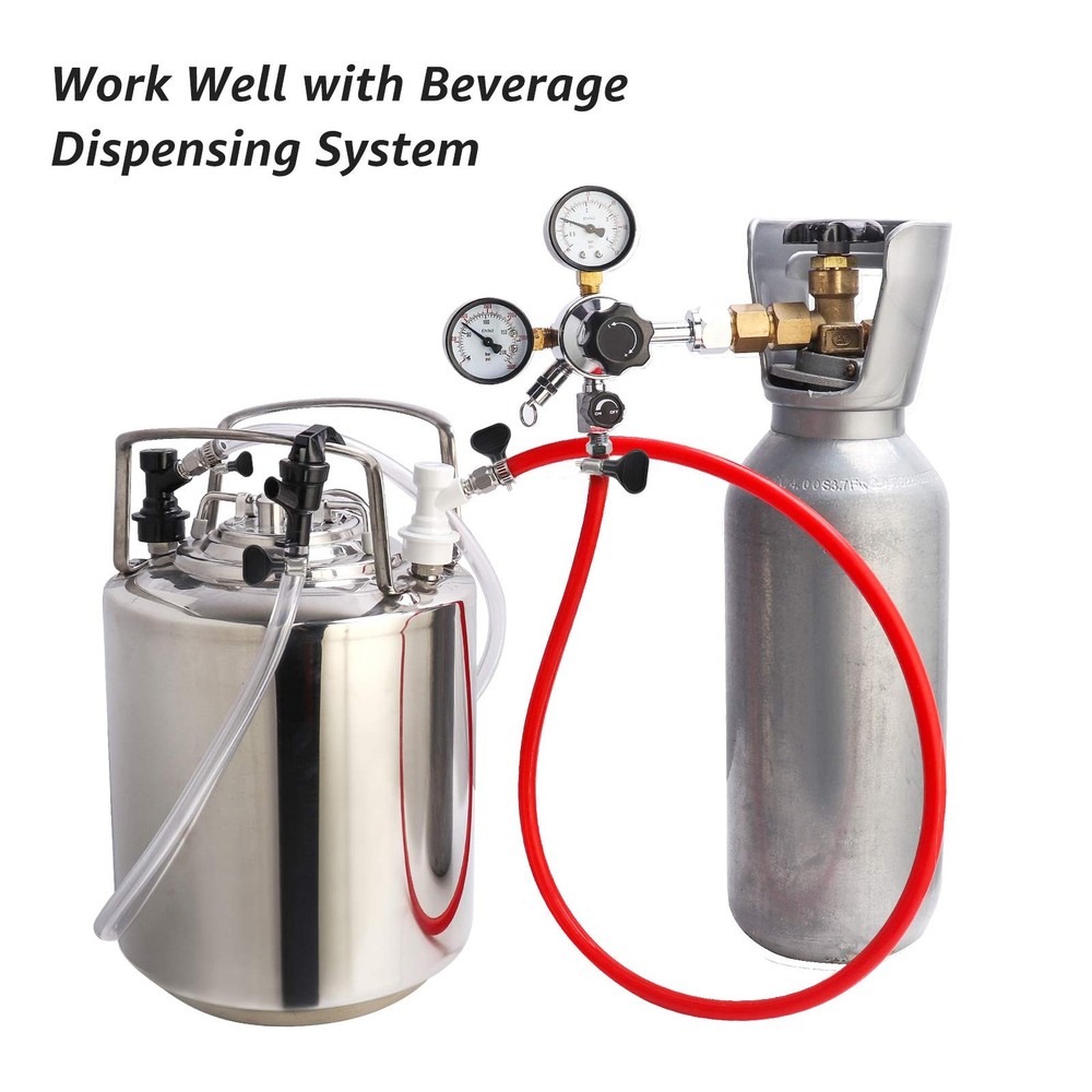 MRbrew 2 Pairs Ball Lock Disconnect Set Home Brew Ball Lock Corny Keg Fittings f