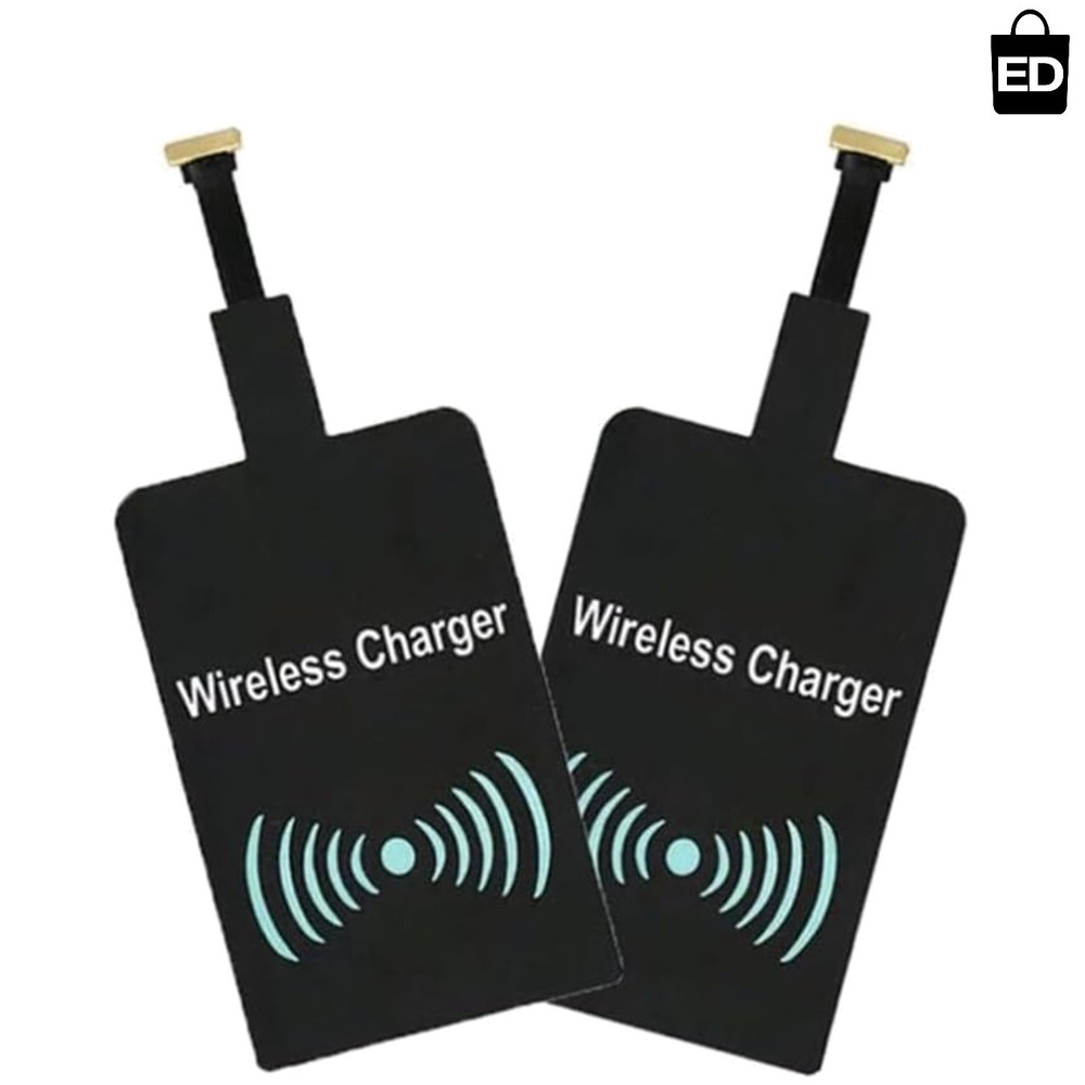 Ultra-Slim Type-C Wireless Charging Adapter for Android Devices - 1000mA
