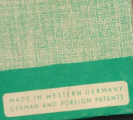 Witch Automatic Needle Threader lnstructions West Germany Vintage