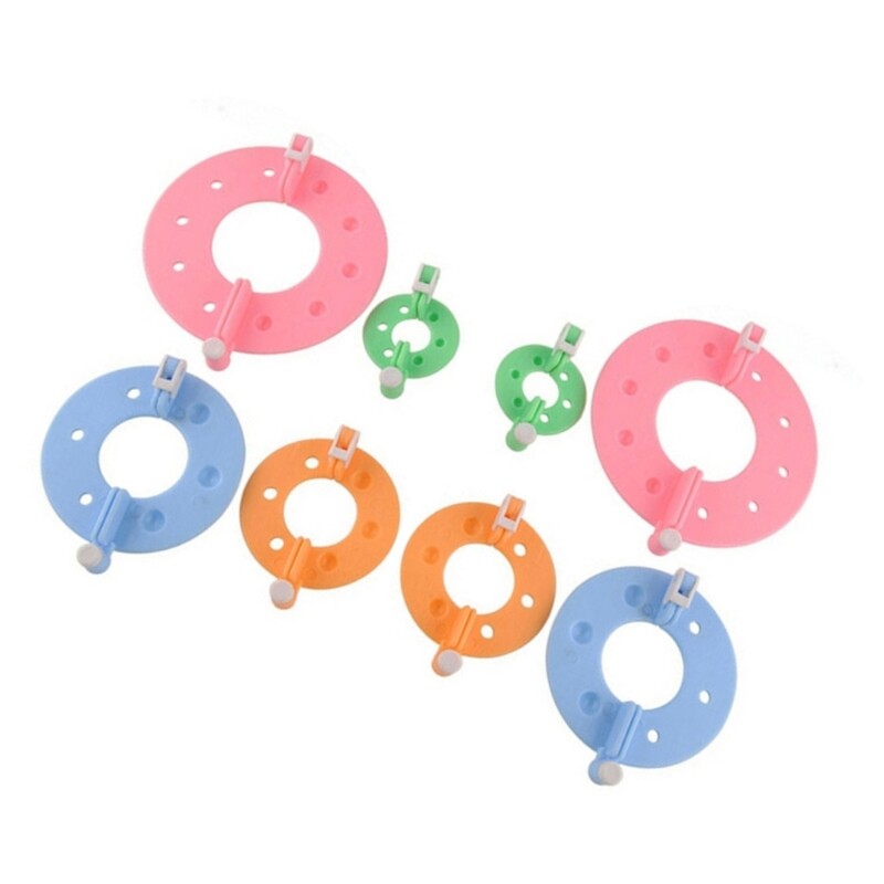 4Pcs DIY Wool Yarn Knitting Tools Needle Work Handcraft Tool for Pompoms Maker