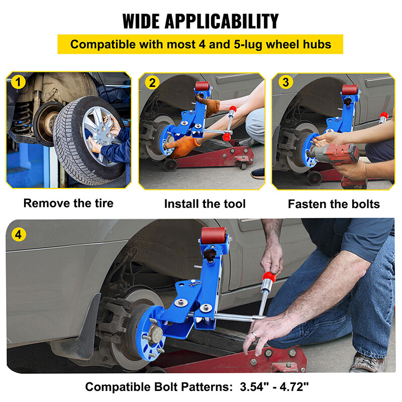 Fender Roller Tool Lip Rolling Reforming Extending for Automobile Maintenance