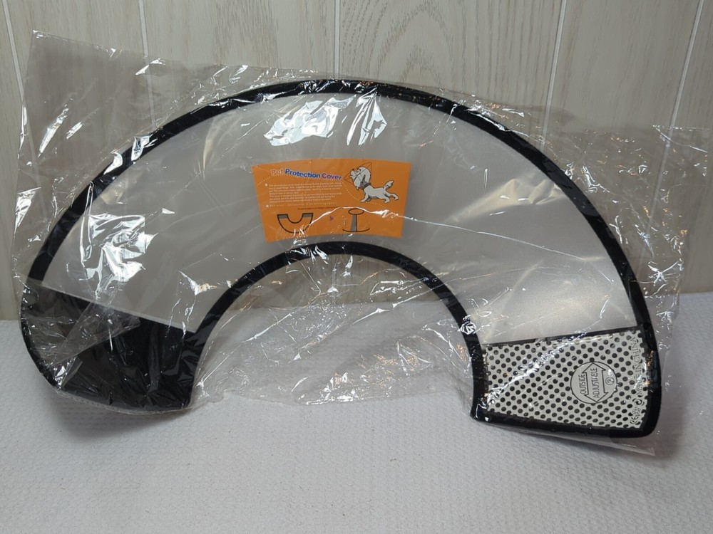 Soft Dog Cone Collar Flexible Adjustable Sz 3 Medium 5.5" depth