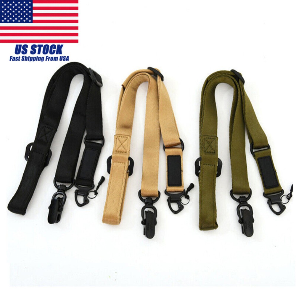 Tactical QD 2 Point Sling Quick Detach Multi-Purpose Adjustable Gun Sling Strap