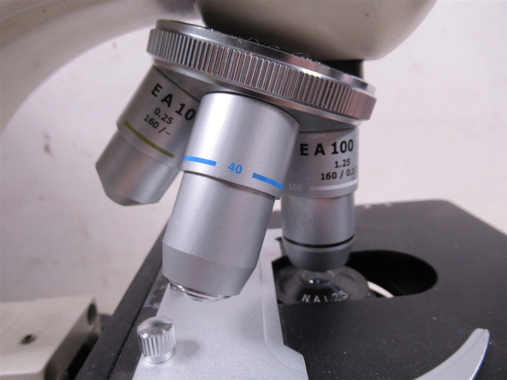 Wolfe Contour 59-0986 Binocular Microscope with 4 Objective Lenses & Eyepieces