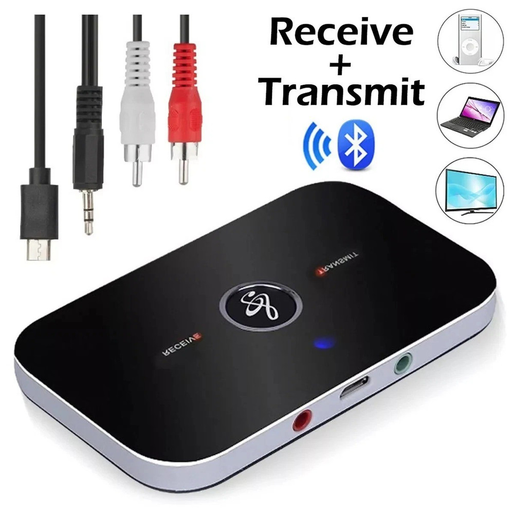 Bluetooth Transmitter & Receiver Wireless Adapter for Home Stereos/Speake