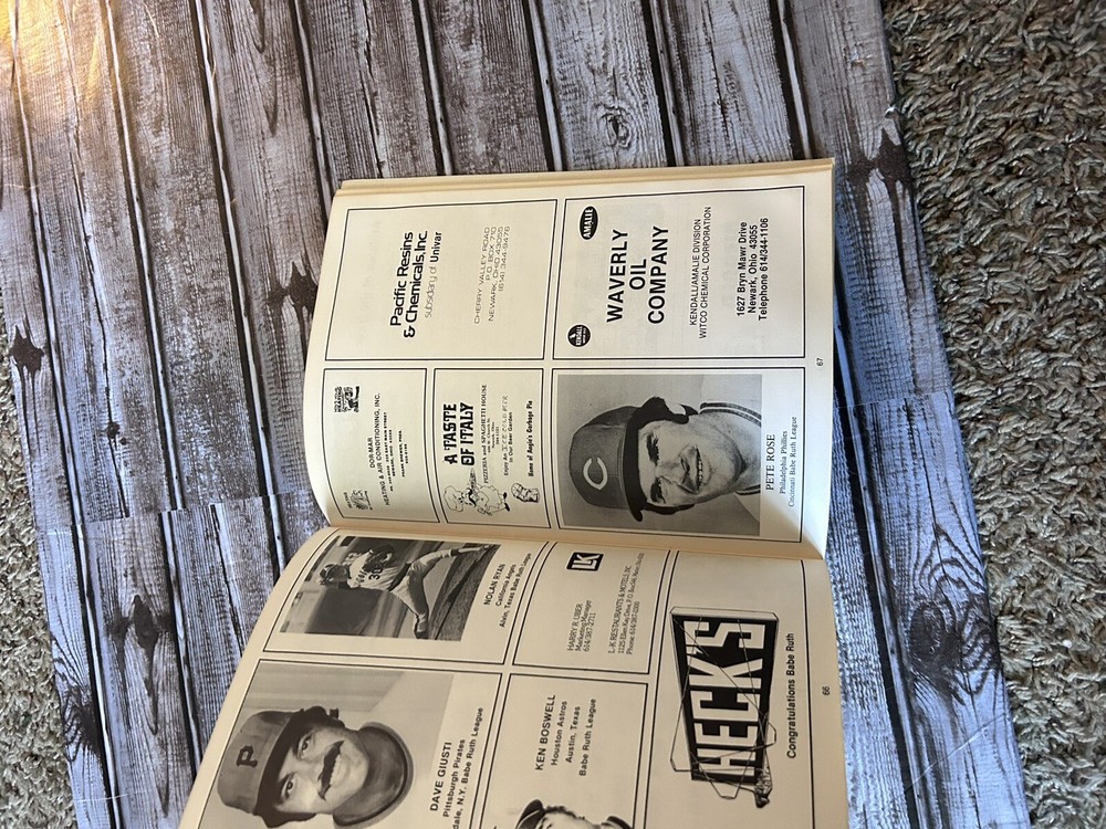 1979 babe ruth world series Pamphlet