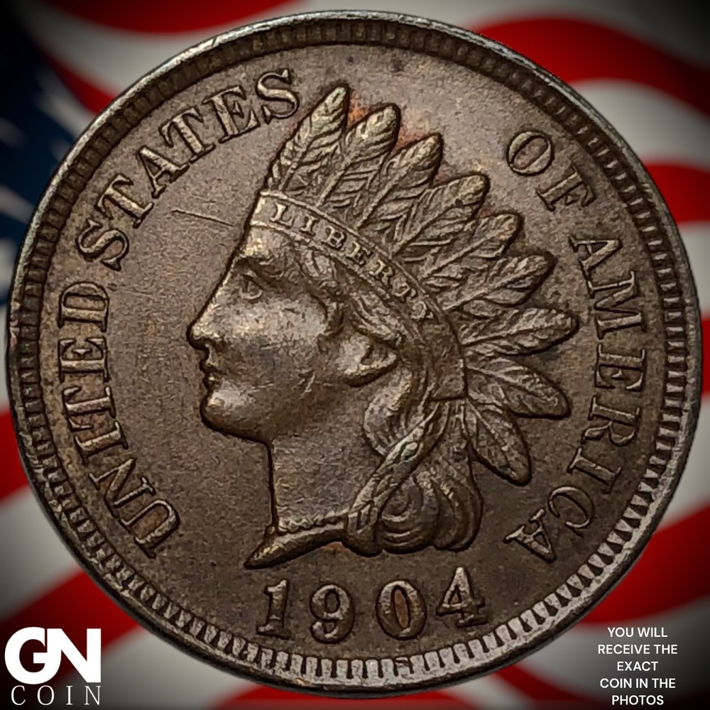 1904 Indian Head Cent Penny Y1445