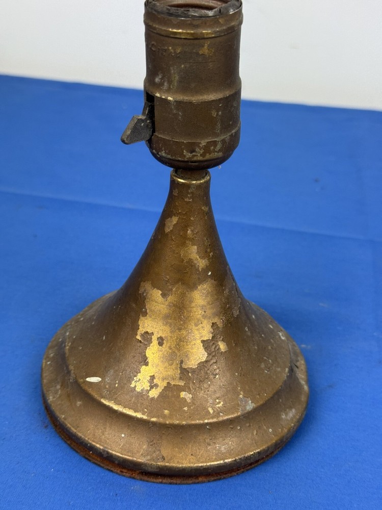 Antique Buss Light w/ Unusual Switch, Articulating Socket ~ Bussman Lighting