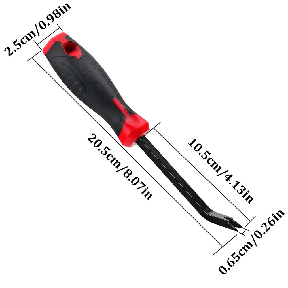 1 PC Red Black Heavy Duty Staple Remover Upholstery Puller Lifter Tool