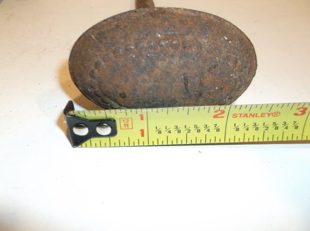 3 OVAL METAL DOOR KNOBS w/2 spindles Restoration Projects Possibly (Copper?)