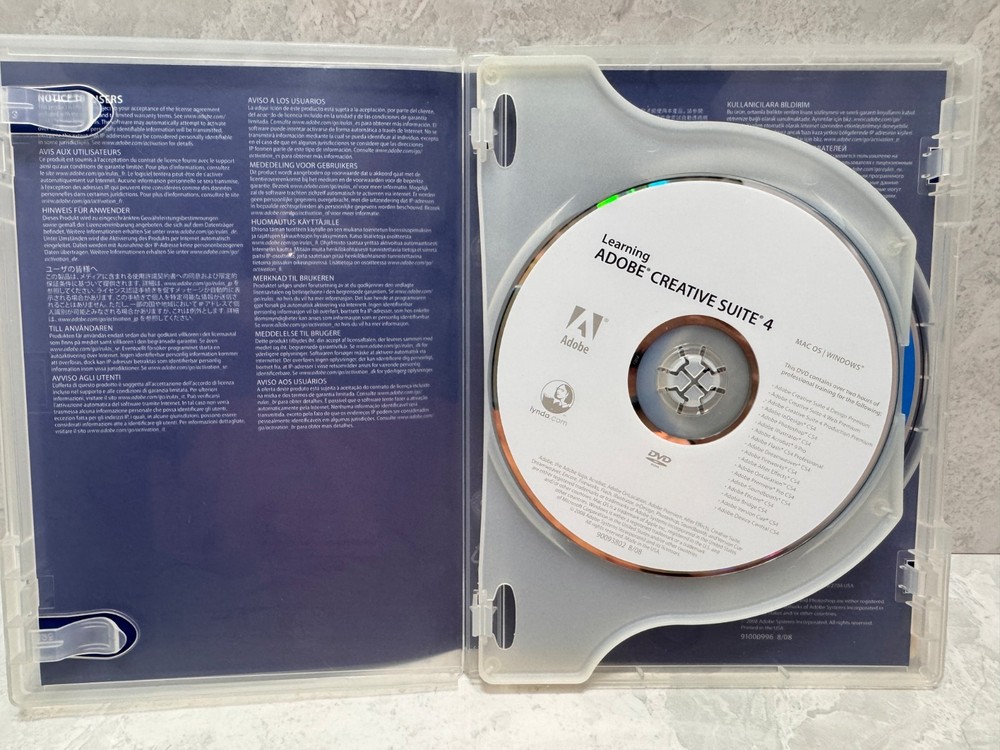 Adobe Photoshop CS4 Mac Full Version English with Serial Creative Suite Training