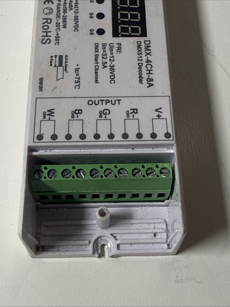 4 Channel LED DMX-4CH-8A DMX512 Decoder