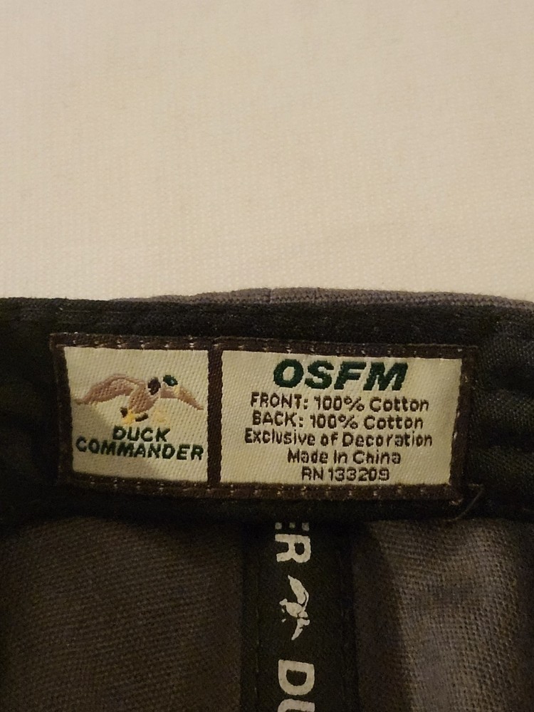 Duck Commander Duck Dynasty CHARCOAL Hat Cap OSFM