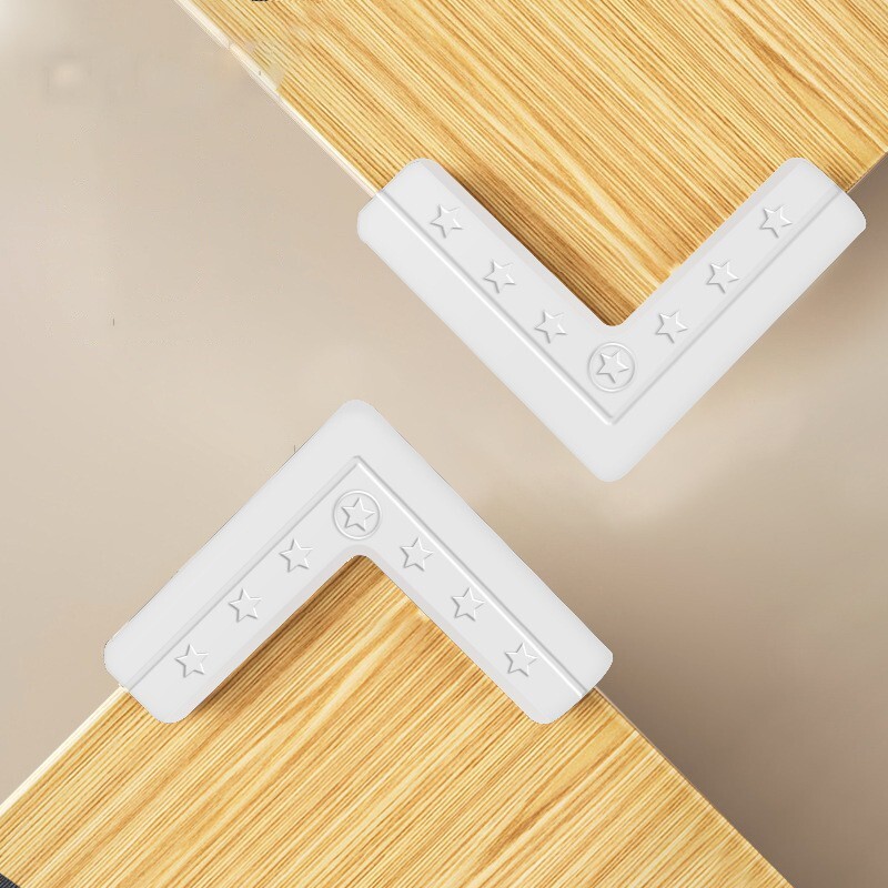 12Pcs Corner Protectors Table Corner Protectors ( Star-shaped, White)