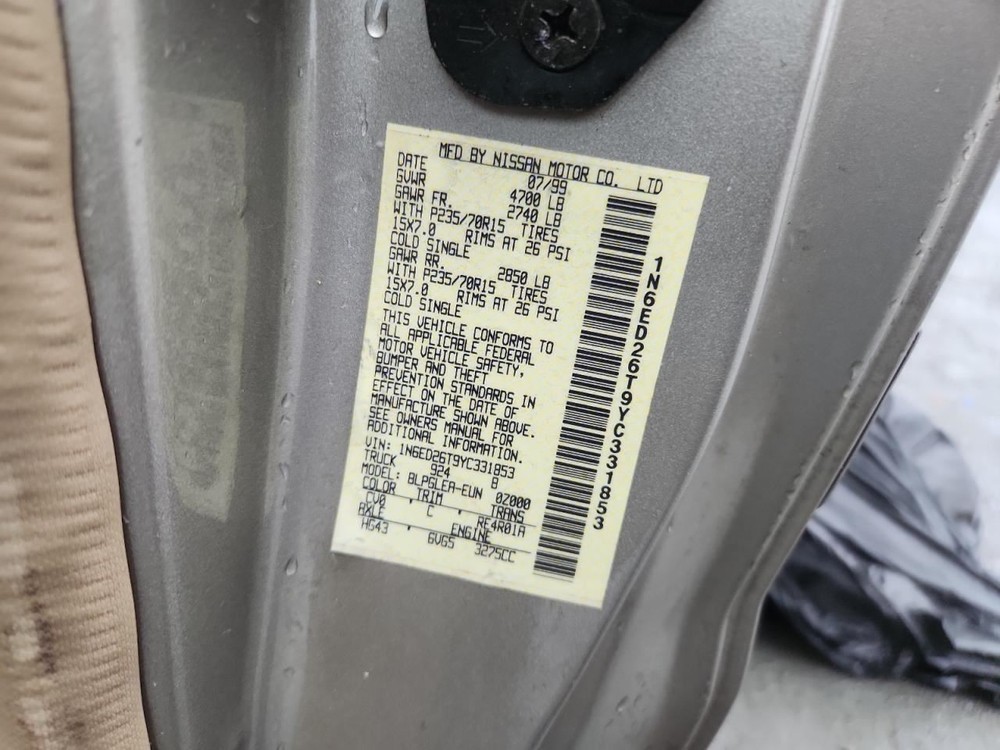 Driver Left Front Window Regulator Manual Fits 98-04 FRONTIER 4828440