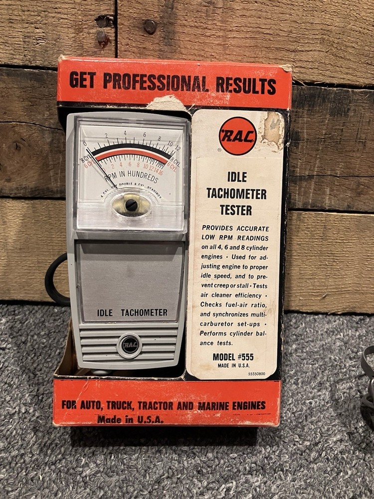 Rac Idle Tachometer Tester