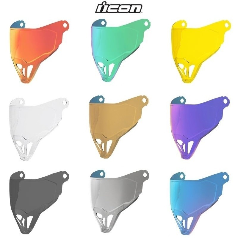 Icon Airflite ForceShield Helmet Face Replacement shield - Pick Color