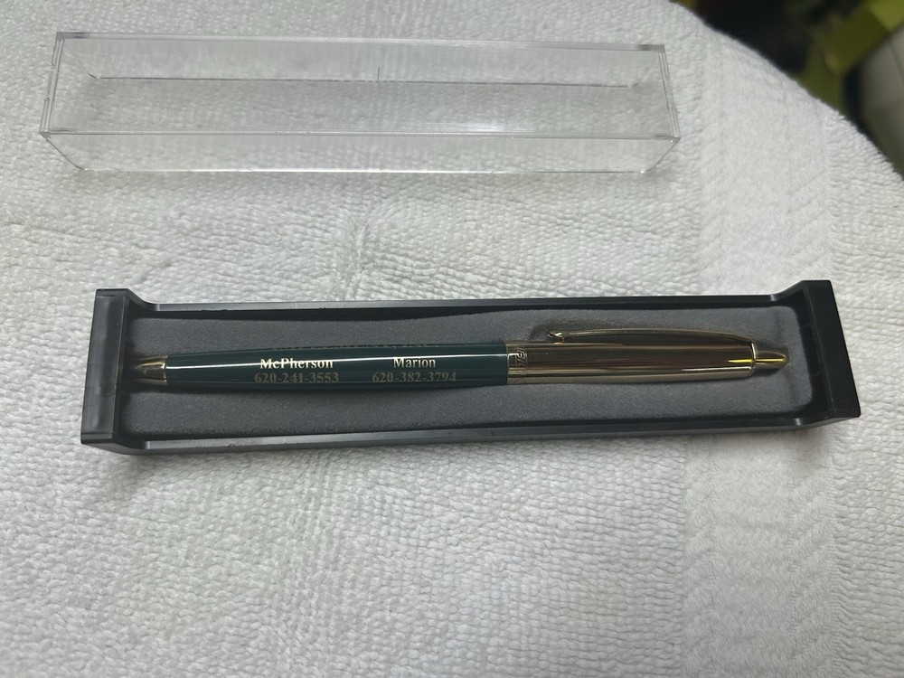 Vintage Deer Trail Implement/John Deere Pen/with Plastic Case