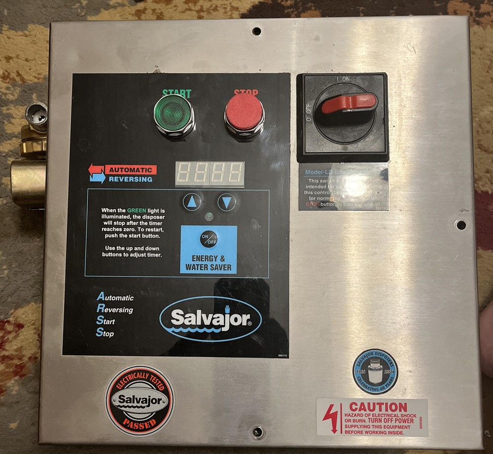 Salvajor ARSSLD4 Control Panel Complete 115V 1PH
