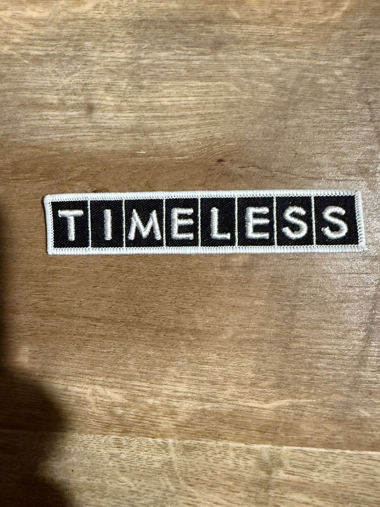 Timeless TV Series Patch.
