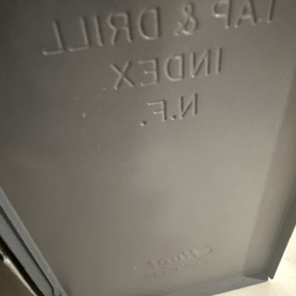 Huot 12650 INDEX Taps & Drills Case USA ( DOES NOT INCLUDE TOOLS)