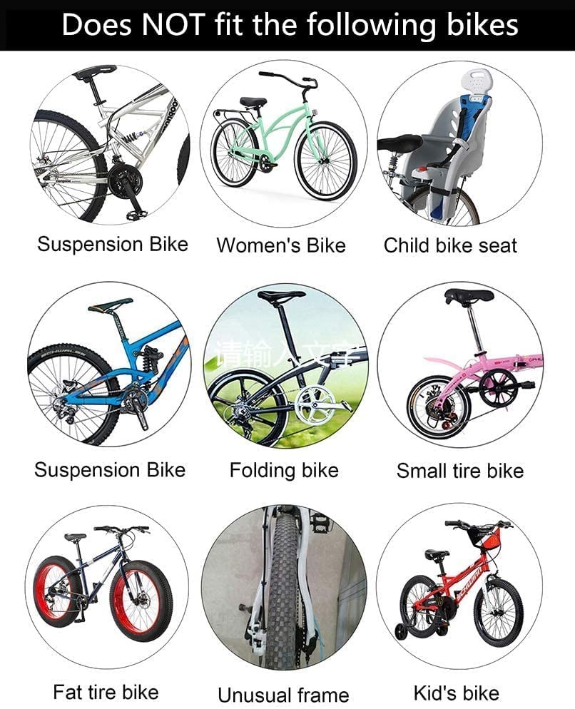 180lbs Capacity Solid Bearings Universal Adjustable Bicycle Luggage Cargo Rack