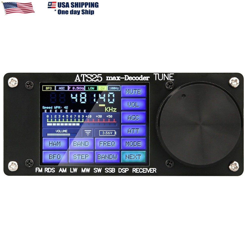 HamGeek ATS25max-Decoder Si4732 Full Band Radio Receiver DSP SW Official Version