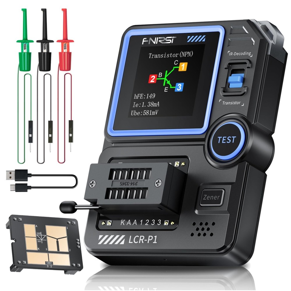 Multi-Function SMD Component Tester: Diode, Triode & Inductance Measurement Tool