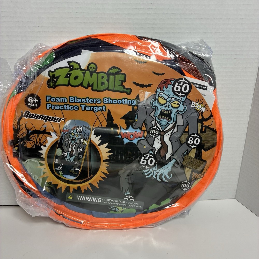 Zombies Foam Blaster Shooting Practice Target- Quanquer New-NRFP