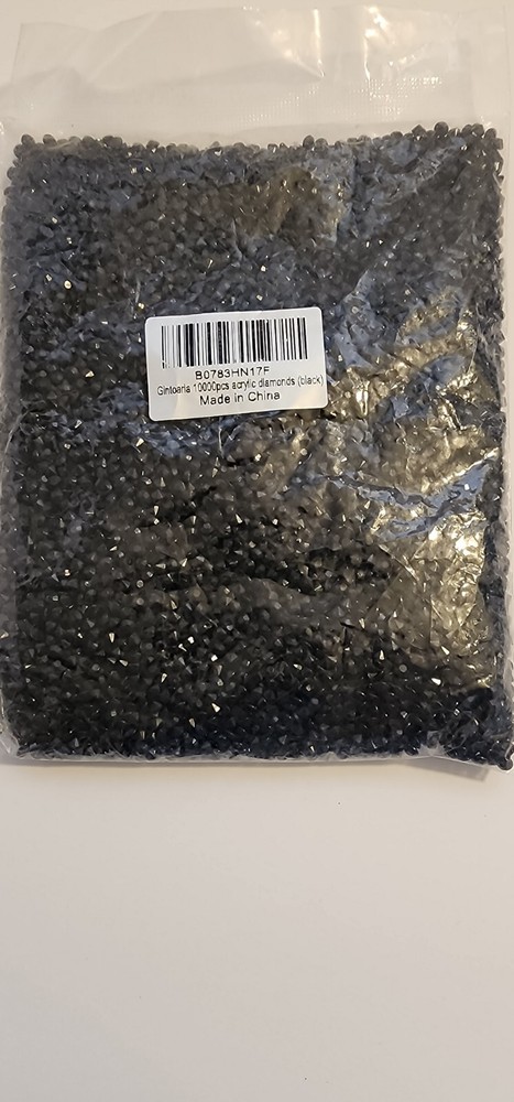 Diamond Art Black Acrylic Diamonds
