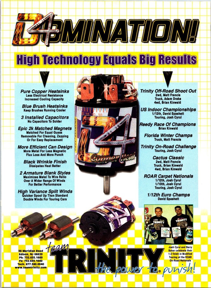 Trinity D4 Copper Head Engine Print Ad Ephemera Wall Art Decor Cyrul Baker