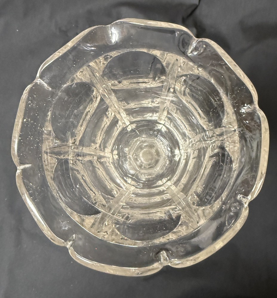 Pre-Civil War flint glass spill celery
