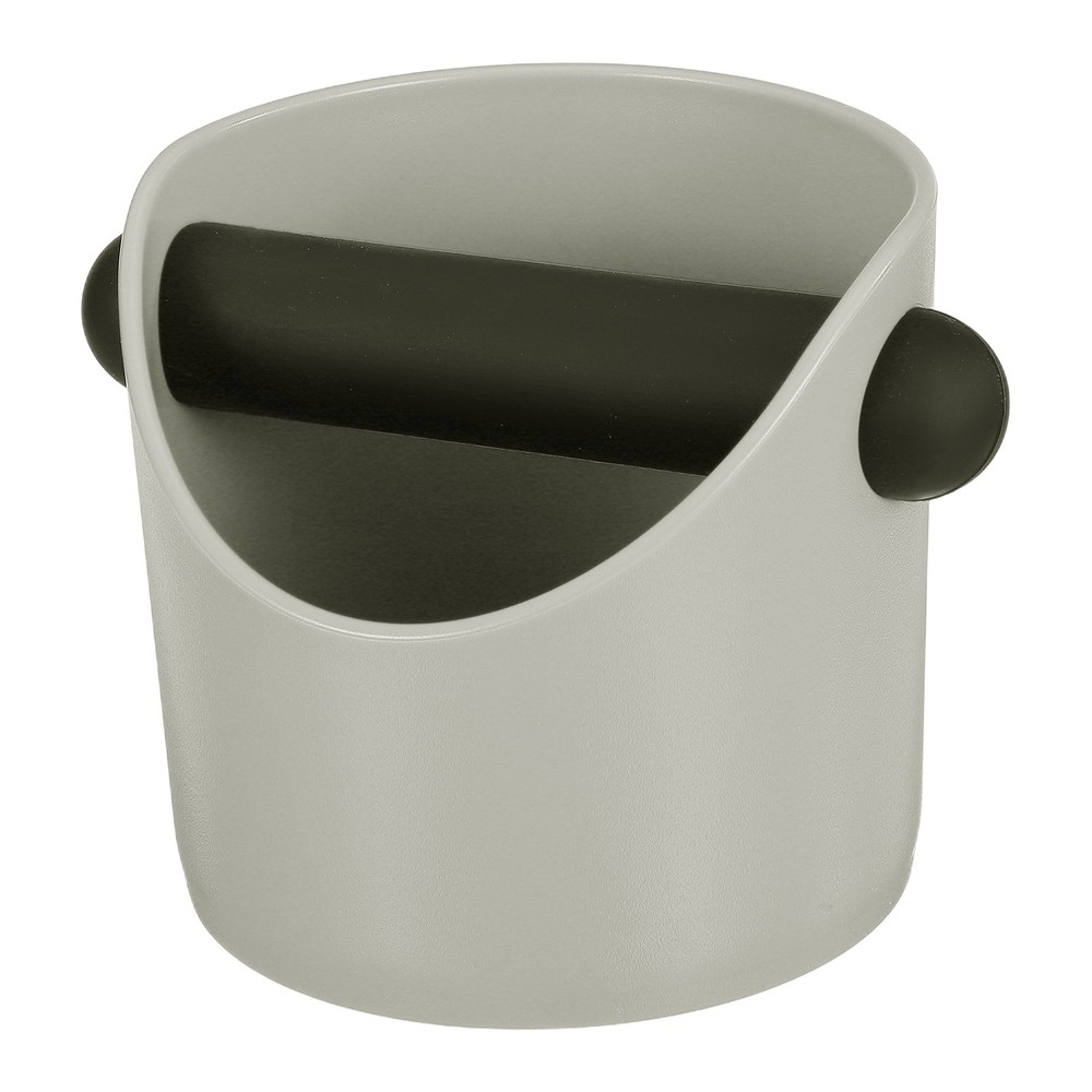 4-inch Coffee Knock Box, Espresso Knock Box Coffee Grounds Container, Gray