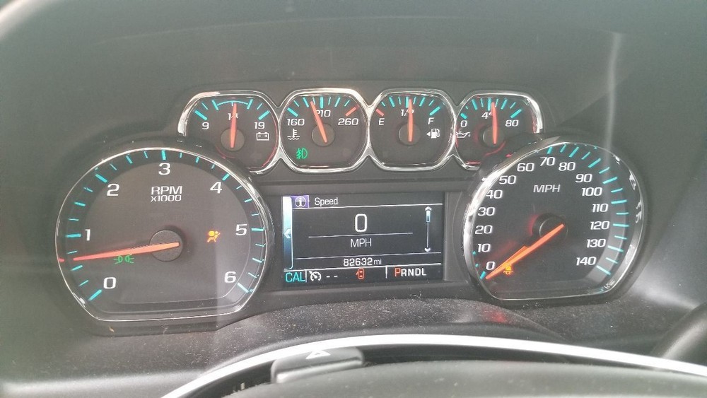 17 CHEVY SILVERADO 1500 4.3L AIR SHUTTER