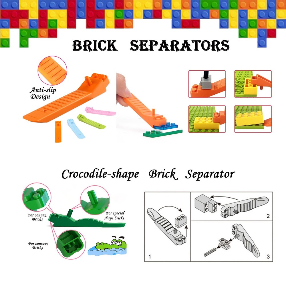 SIOYTOER Building Blocks Tool Kit Brick Separator, Mini Blocks Tool Set, Mul...