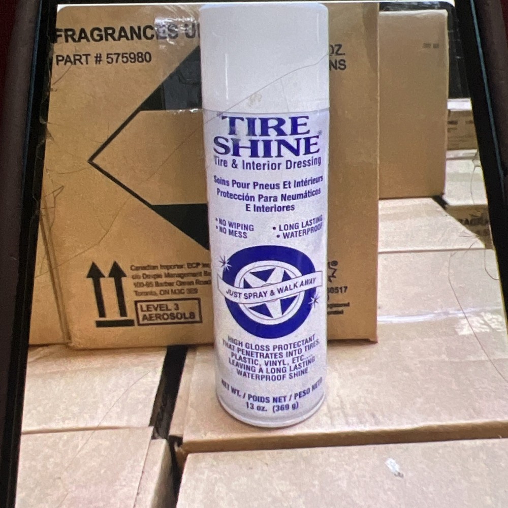 Tire Shine one box 12 can
