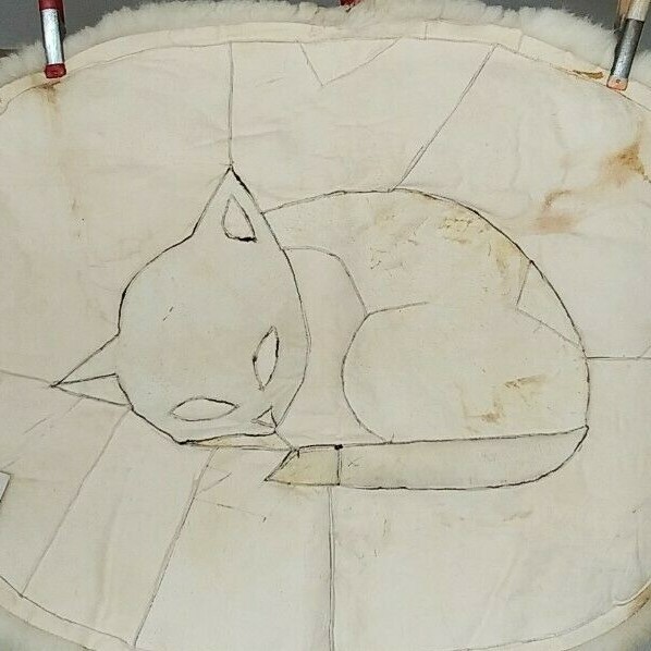Cat, 3ft x 4ft