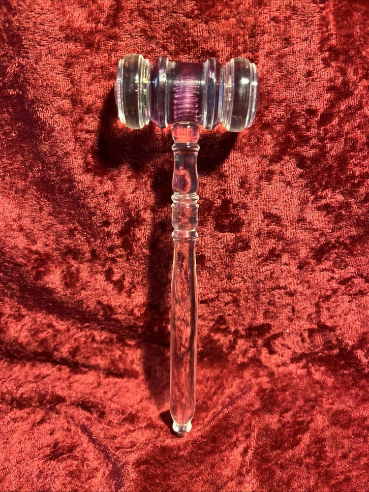 Vintage Plastic / Lucite Travelling Gavel
