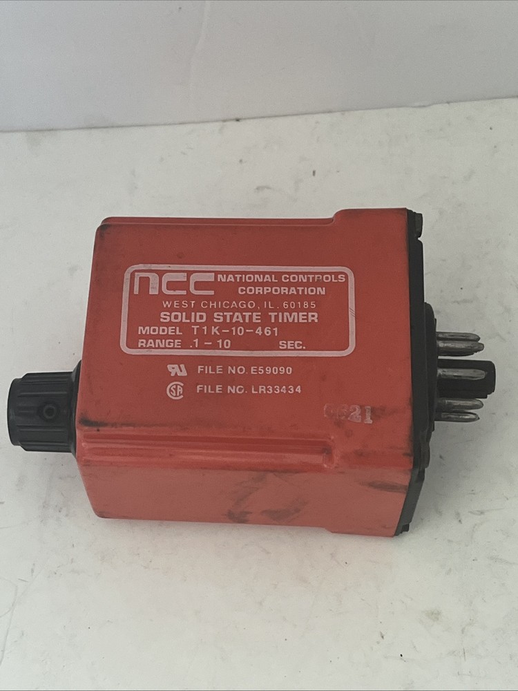 National Controls Corporation (NCC) solid-state timer, model T1K-10-461