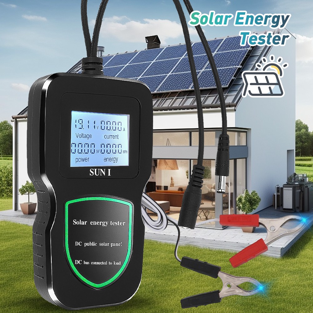 500W MPPT Photovoltaic Panel Multimeter Tester Tool for Testing Solar Panel Data