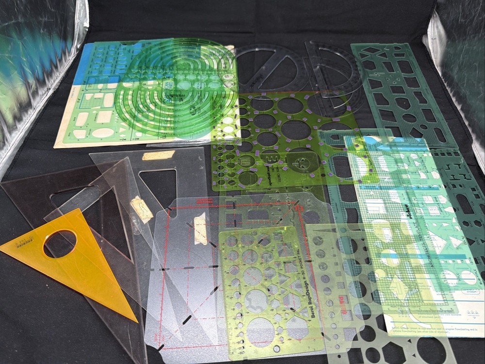 Lot Architecture Template Drafting Stencils