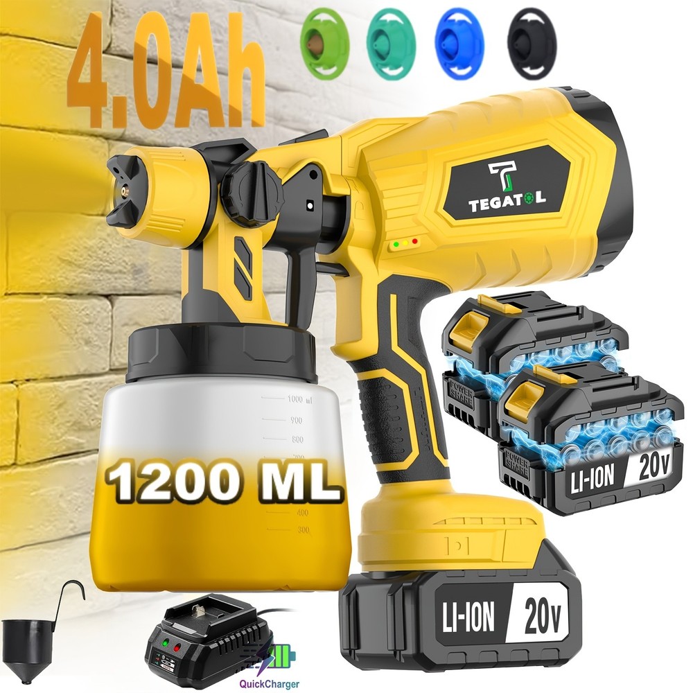 20V Cordless Paint Spray Gun Paint Sprayer