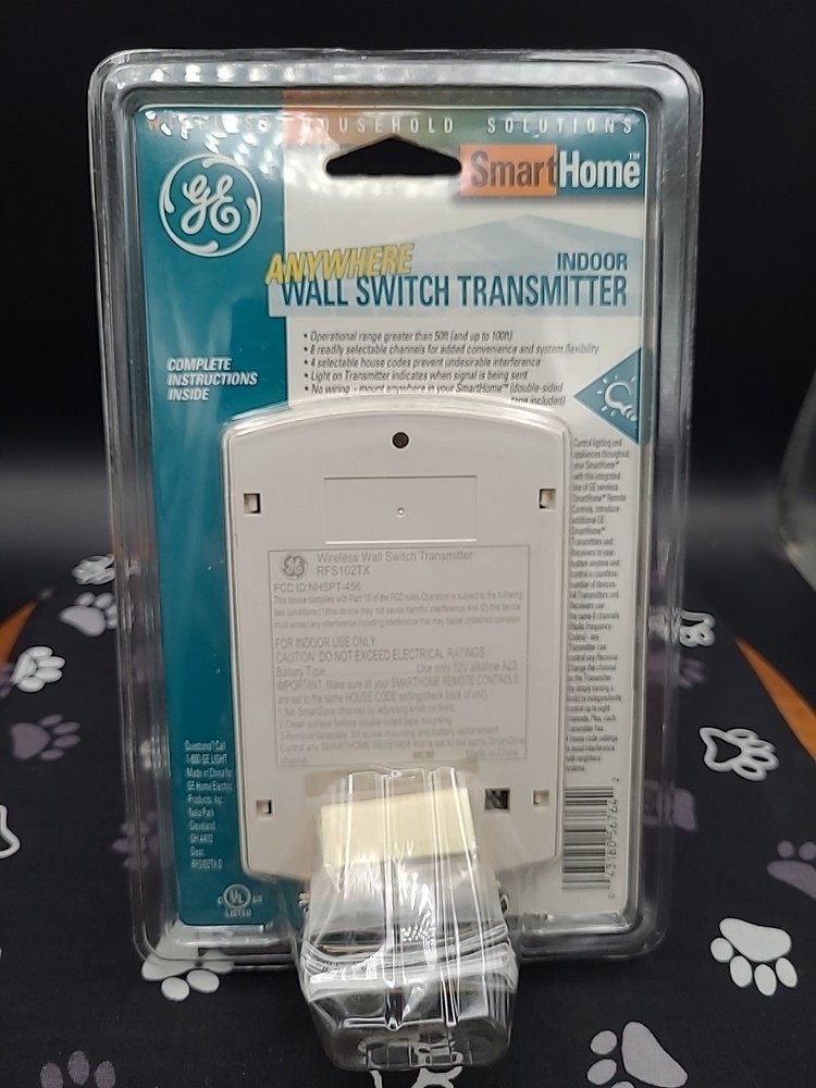 GE SmartHome Anywhere Indoor Wall Switch Transmitter Sealed