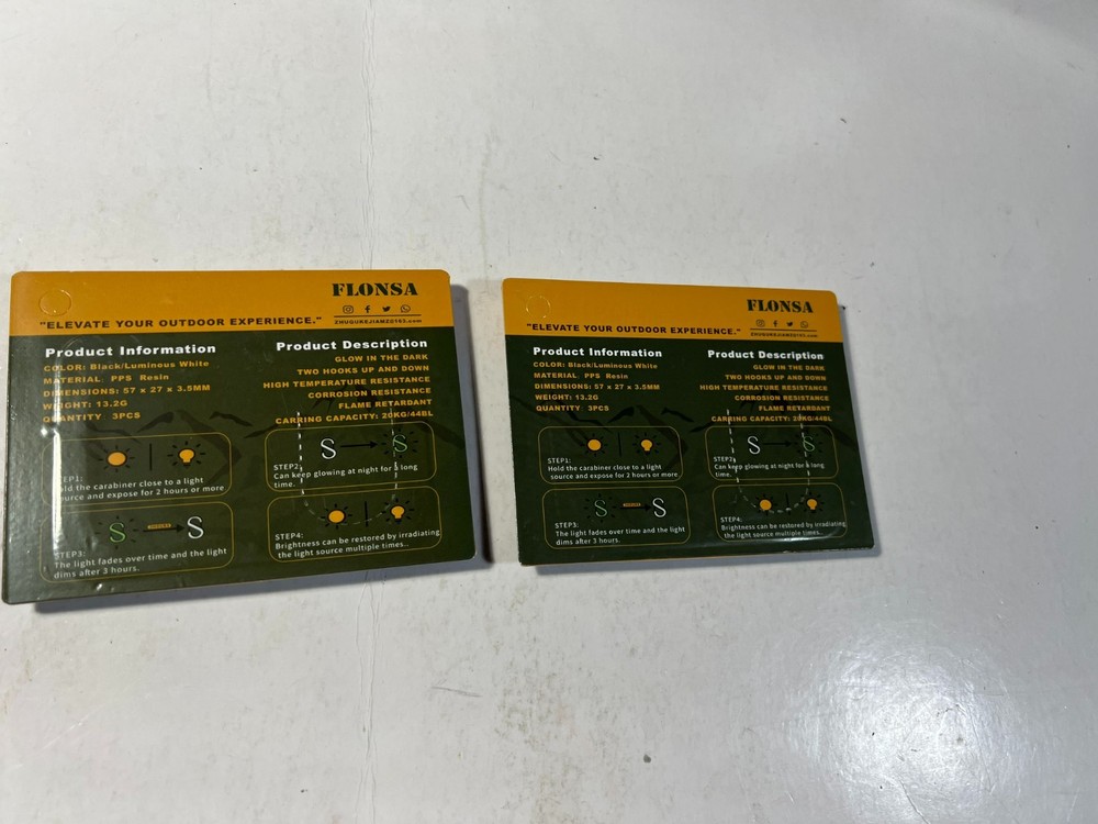 Flonsa 6pk Camping Hooks