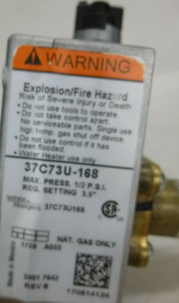 NG Gas Water Heater Control with 56,000 Capacity (BtuH)