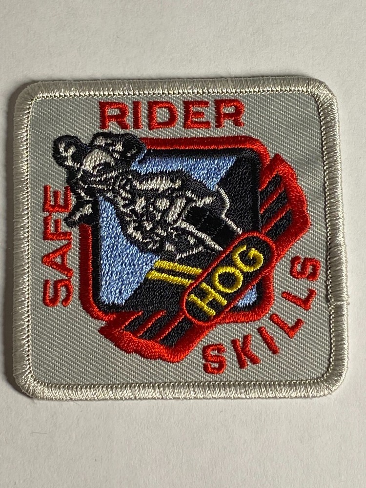 Harley Davidson HOG Safe Rider Skills Patch
