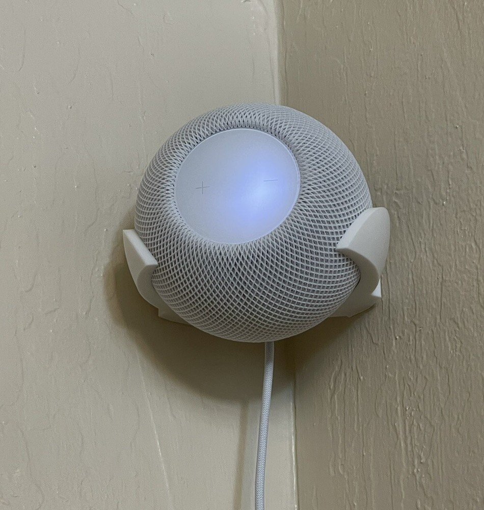 HomePod Mini Wall & Corner Mount Bracket Holder Accessory WHITE!