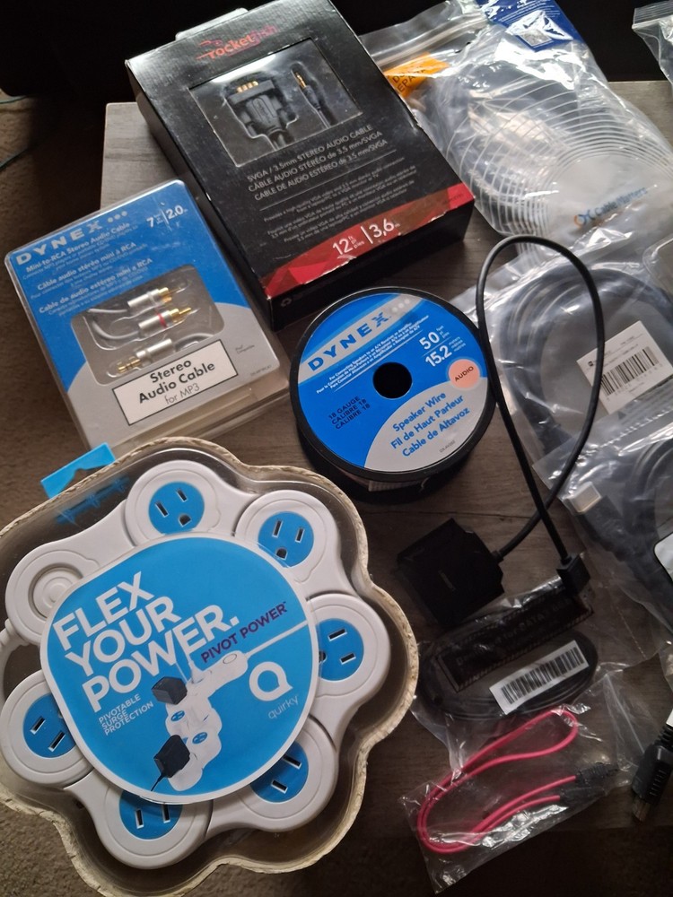 Computer & Entertainment System Accessories Lot --See List--