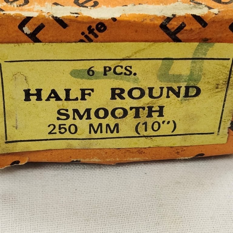 10" Half Round Smooth File New Old Stock